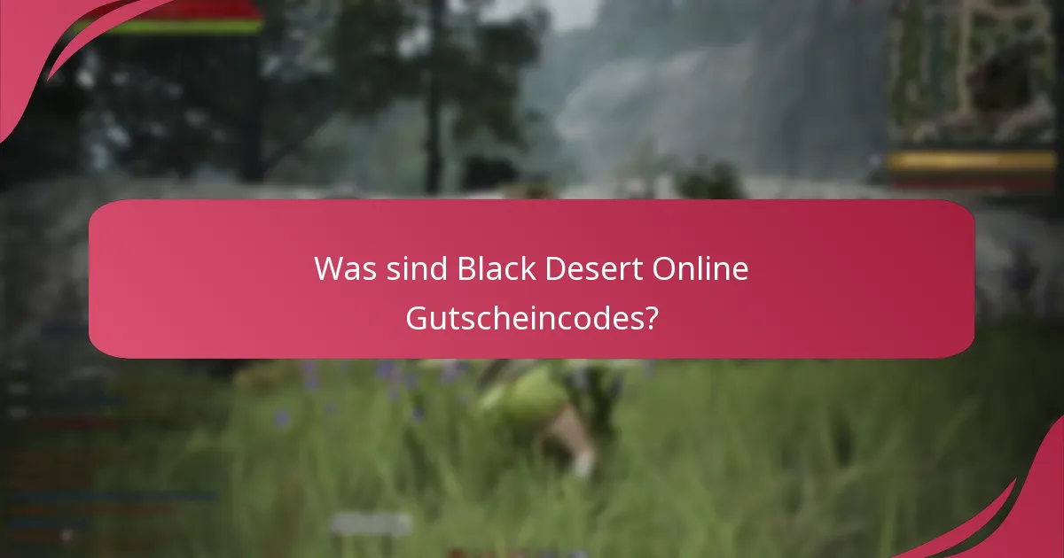 Wie kann ich Black Desert Online Gutscheincodes einlösen?