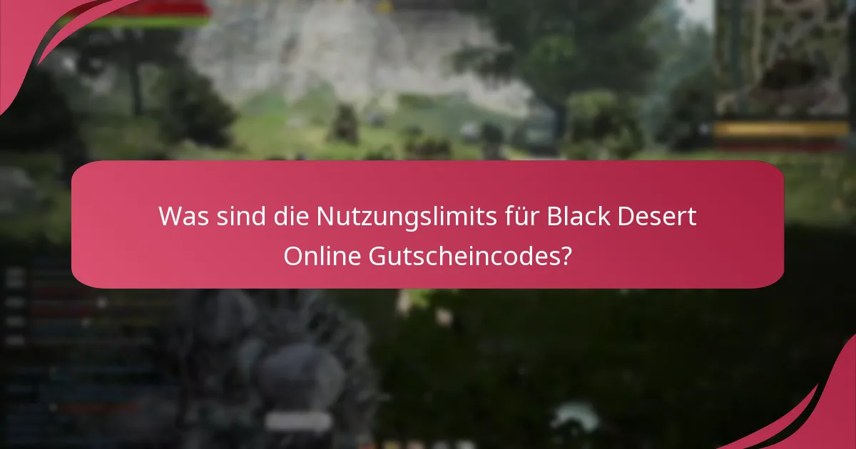 Wie man Black Desert Online Gutscheincodes einlöst?