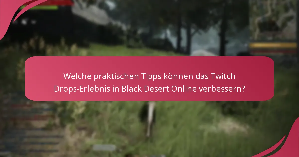 Wie beeinflussen Twitch Drops das Spielerengagement in Black Desert Online?